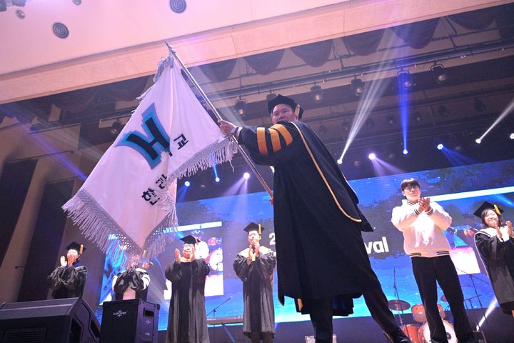 [원주=뉴시스] 소통의 축제 '신입생 맞이 웰컴 페스티벌'. (사진=한라대학교 제공) 2026.03.04. photo@newsis.com *재판매 및 DB 금지