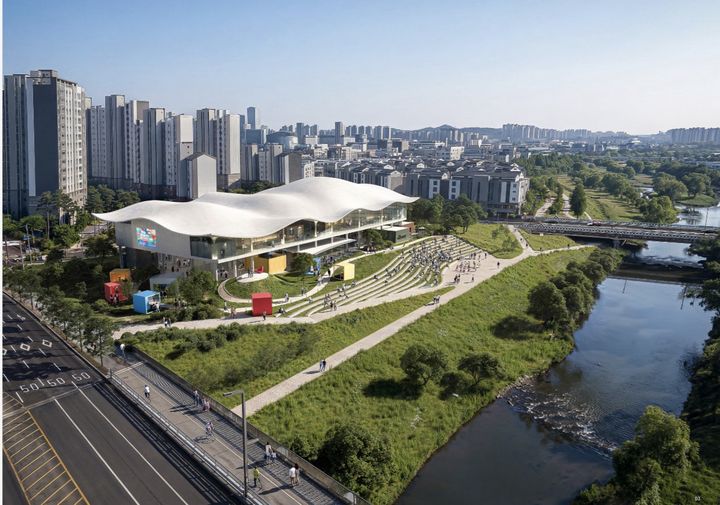 [화성=뉴시스]화성시립미술관 국제지명 설계공모 최종 선정작 조감도.(사진=화성시 제공)2026.03.04.photo@newsis.com *재판매 및 DB 금지