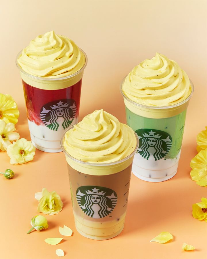 [서울=뉴시스] 스타벅스 슈크림 라떼 3종. (사진=스타벅스 제공) *재판매 및 DB 금지