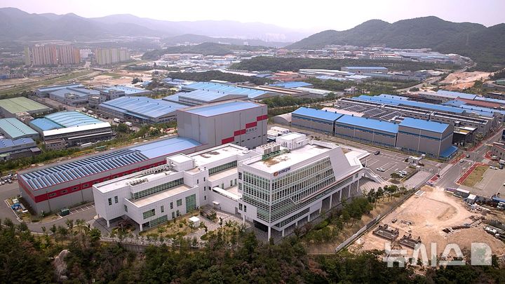 경주시 외동읍 산업단지 전경