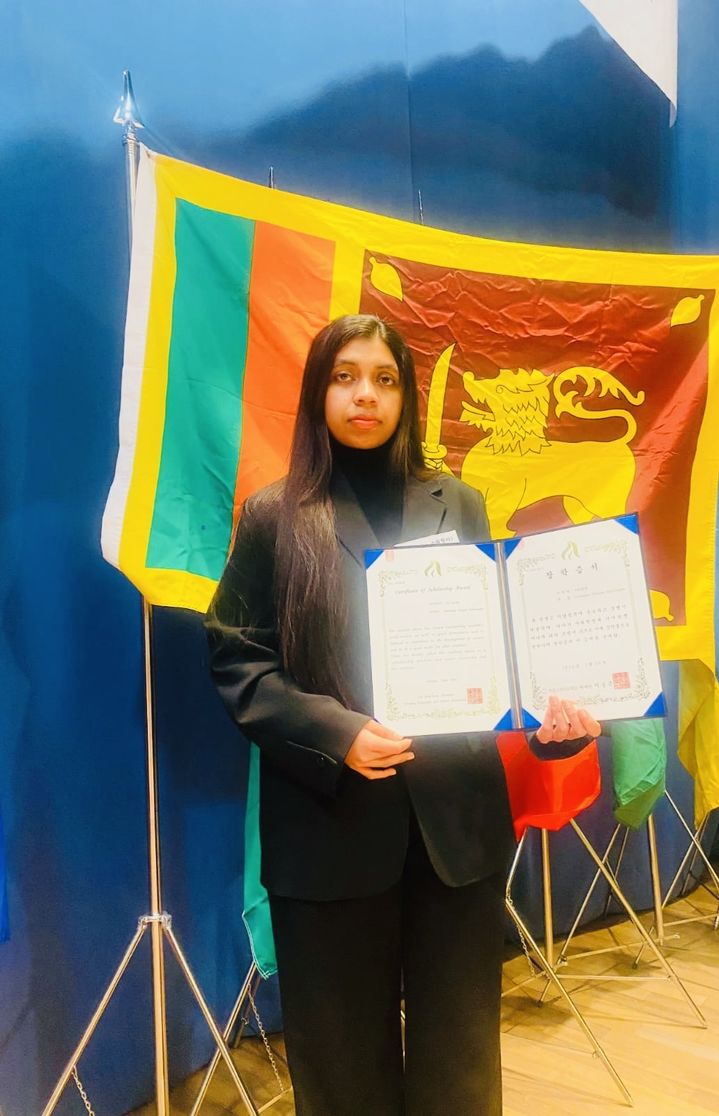 [창원=뉴시스]창신대 스마트팩토리학과 스리랑카 유학생, 우정교육문화재단 장학생 선발. (사진=창신대 제공) 2026.03.04.photo@newsis.com *재판매 및 DB 금지