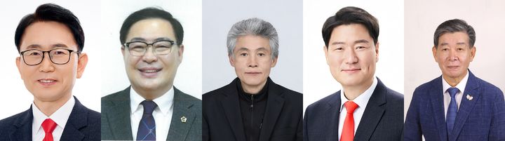 [대구=뉴시스] 6·3지방선거 대구 서구청장 후보군. 왼쪽부터 권오상, 김대현, 김도현, 송영현, 최규식. 가나다순. (사진=뉴시스DB) 2026.03.05. photo@newsis.com *재판매 및 DB 금지