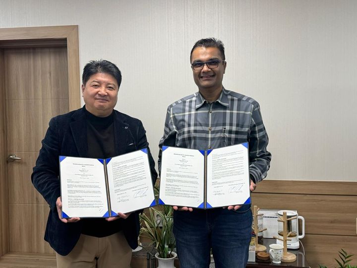 그린광학-파라스 디펜스 앤 스페이스 MOU 체결식. (사진=그린광학) *재판매 및 DB 금지