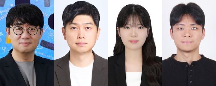[서울=뉴시스] (왼쪽부터) 성균관대 김한기 교수, 이보람 교수, 박소망 연구원(주저자), 김지훈 연구원. (사진=성균관대 제공) 2026.03.05. photo@newsis.com *재판매 및 DB 금지