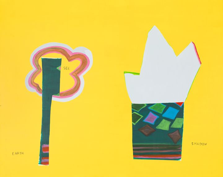 Landscape, 2025, acrylic and cloth on canvas, 130.3x162cm *재판매 및 DB 금지