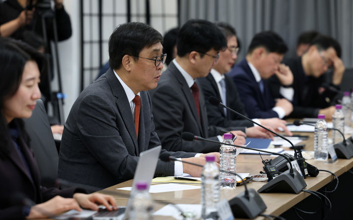 최휘영 문화체육관광부 장관이 5일 서울 종로구국립현대미술관 서울관에서 열린 ‘공연·스포츠 암표 방지 민관협의체 발대식’에서 인사말을 하고 있다. (사진=문체부 제공) *재판매 및 DB 금지