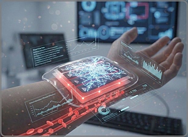 [대전=뉴시스] 카이스트(KAIST)가 피부에 붙이기만 하면 혈류를 실시간으로 정확히 측정할 수 있는 무선 전자패치를 개발했다.(사진=카이스트 제공) *재판매 및 DB 금지