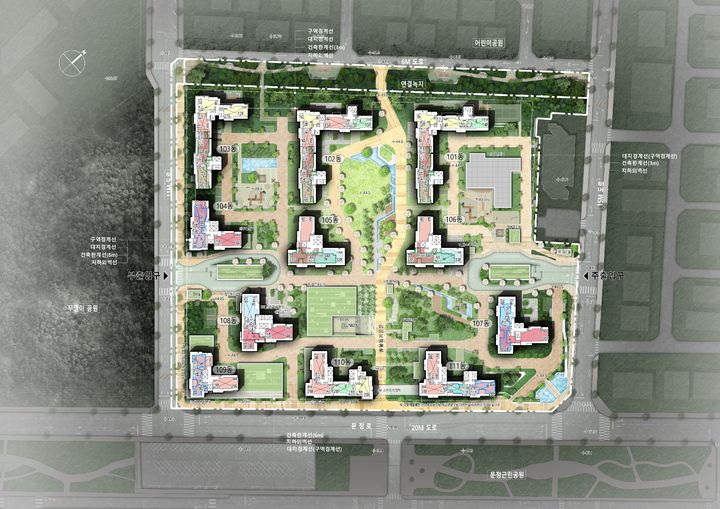 [뉴시스] 배치도. (사진=서울시 제공) *재판매 및 DB 금지