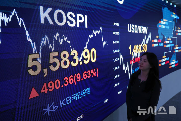 코스피, 9%대 반등...2008년 금융위기 이후 최대 상승률[마감시황] - 뉴스 썸네일 이미지
