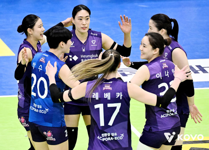 [서울=뉴시스] 여자 프로배구 흥국생명. (사진=KOVO 제공). 2026.03.05. *재판매 및 DB 금지