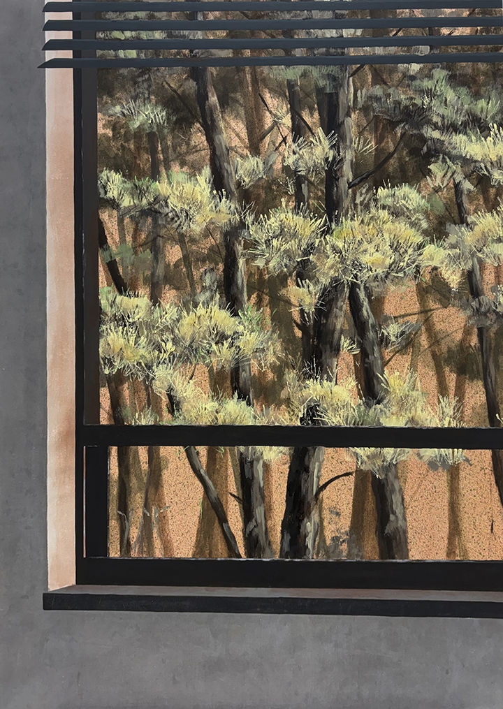 박정규-Dwelling point, 100.0×72.7cm, 장지에 채색, 아크릴, 2026 *재판매 및 DB 금지