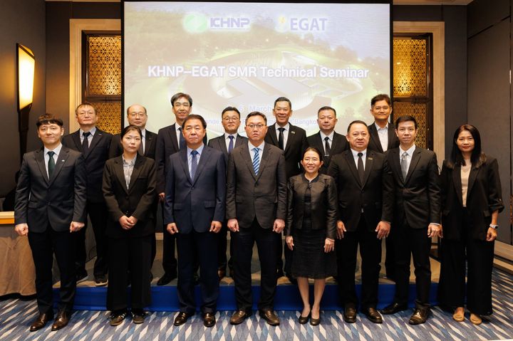 [세종=뉴시스] 한국수력원자력은 6일 태국 방콕에서 태국 국영 전력 공기업인 태국 전력청(EGAT)과 공동으로 '한수원-EGAT SMR 기술 세미나'를 성공적으로 개최했다고 밝혔다. (사진=한수원 제공) 2026.03.06. photo@newsis.com *재판매 및 DB 금지