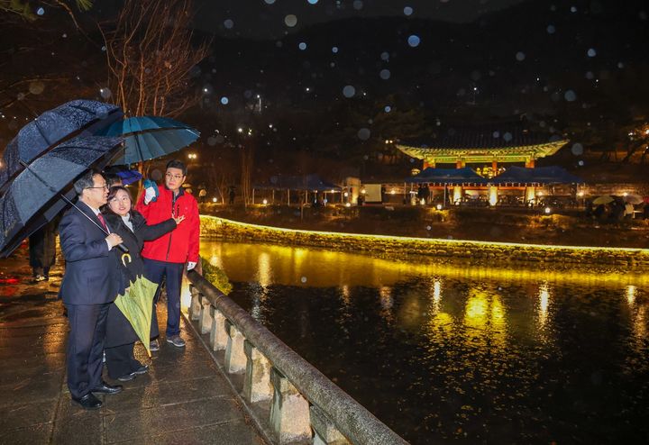 [대전=뉴시스]대전 우암사적공원에 야간경관조명이 점등됐다. (사진=대전시 제공) 2026. 03. 06 photo@newsis.com *재판매 및 DB 금지