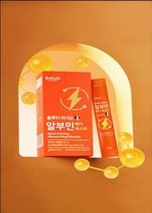 [서울=뉴시스] 팜젠사이언스가 '솔루티 마시는 알부민 메가 부스터'를 출시했다. (사진=팜젠사이언스 제공) 2026.3.7. photo@newsis.com *재판매 및 DB 금지