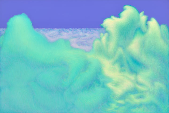 정유미, 빛과 휘파람이 마주할 때 The Moment Light and Whistle Meet, 2024, acrylic on canvas, 130×194cm *재판매 및 DB 금지