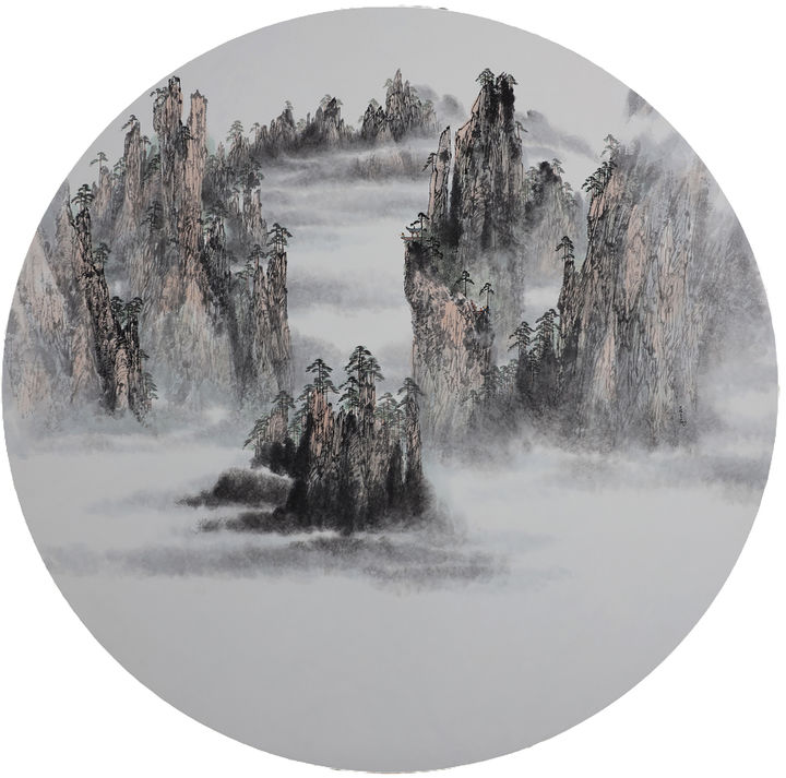 [대전=뉴시스] 목원대 정황래 한국화전공 교작작품 '황산소견'. (사진=목원대 제공) 2026.03.06. photo@newsis.com *재판매 및 DB 금지