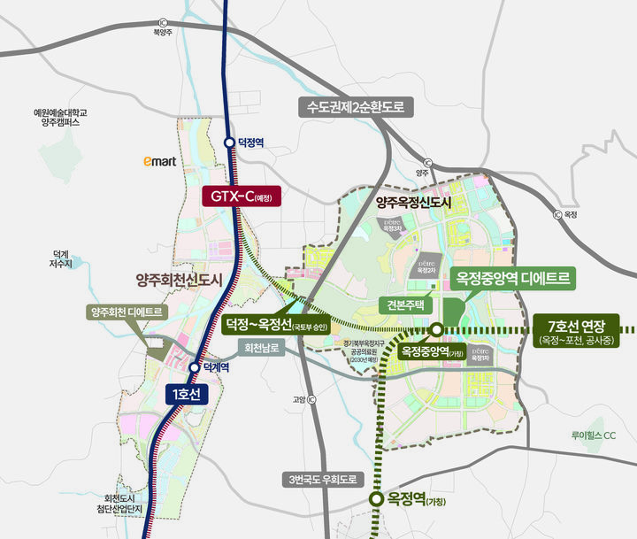 대방건설, 옥정신도시 3660가구 '옥정중앙역 디에트르' 4월 분양 - 뉴시스
