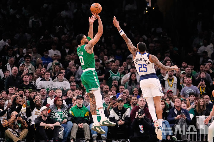 [보스턴=AP/뉴시스] 미국프로농구(NBA) 보스턴 셀틱스의 제이슨 테이텀. 2026.03.06.