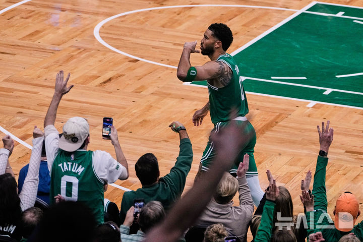 [보스턴=AP/뉴시스] 미국프로농구(NBA) 보스턴 셀틱스의 제이슨 테이텀. 2026.03.06.