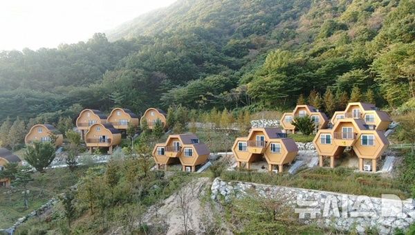 [의령=뉴시스]경남 의령군 자굴산자연휴양림.(사진=경남도 제공)