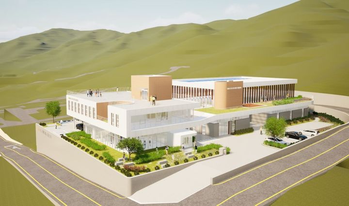 [부산=뉴시스] 소형모듈원자로(SMR) 보조기기 제작지원센터 조감도. (사진=부산시 제공) 2026.03.08. photo@newsis.com *재판매 및 DB 금지