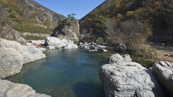 [안동=뉴시스] 문경 쌍용계곡. (사진=경북나드리) 2026.03.08. photo@newsis.com *재판매 및 DB 금지