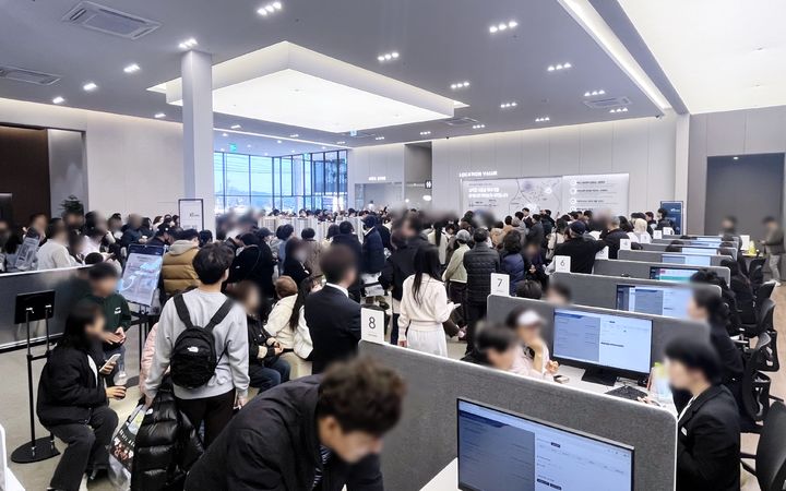 [서울=뉴시스] 자이에스앤디 '상주자이르네' 견본주택. (사진=자이에스앤디 제공) 2026.03.09. photo@newsis.com *재판매 및 DB 금지