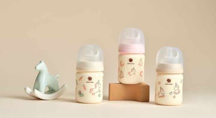 [서울=뉴시스]그린핑거 베베그로우 퓨어베이비 젖병 말콩에디션.(사진=유한킴벌리 제공) 2026.03.09. photo@newsis.com *재판매 및 DB 금지