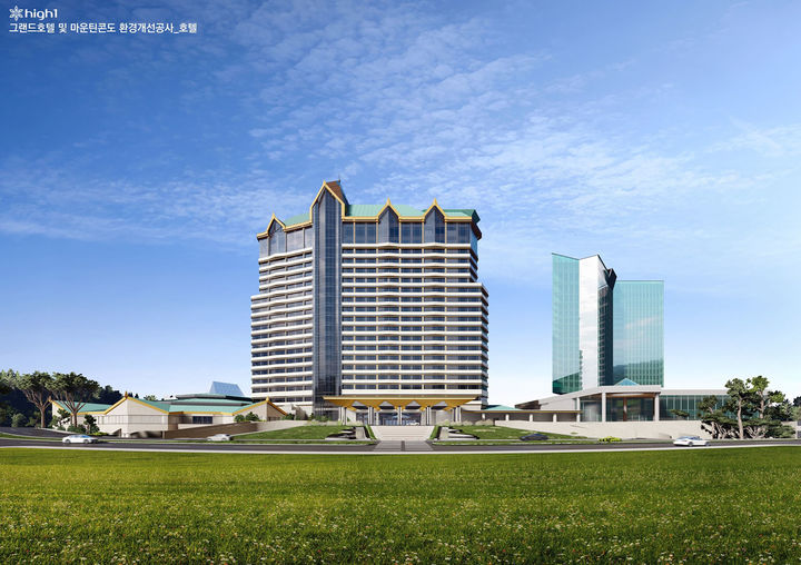 [정선=뉴시스] 강원랜드 그랜드호텔 건축 투시도. (사진=강원랜드 제공) 2026.03.09. photo@newsis.com *재판매 및 DB 금지