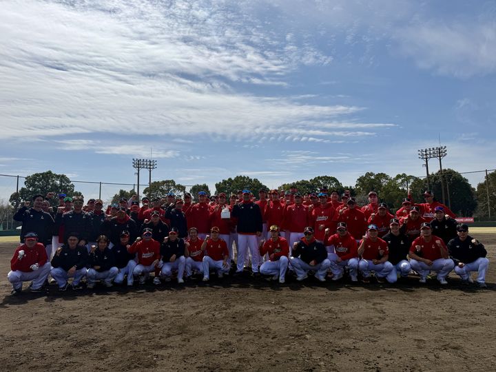 [서울=뉴시스] 프로야구 SSG 랜더스가 9일 일본 미야자키에서 지난달 23일부터 진행한 2026시즌 2차 스프링캠프를 마무리했다. (사진=SSG 랜더스 제공) 2026.03.09. *재판매 및 DB 금지