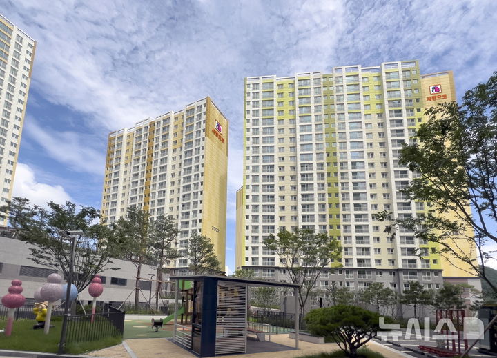 [서울=뉴시스] 부영그룹의 태백 포레스트 애시앙 전경. photo@newsis.com