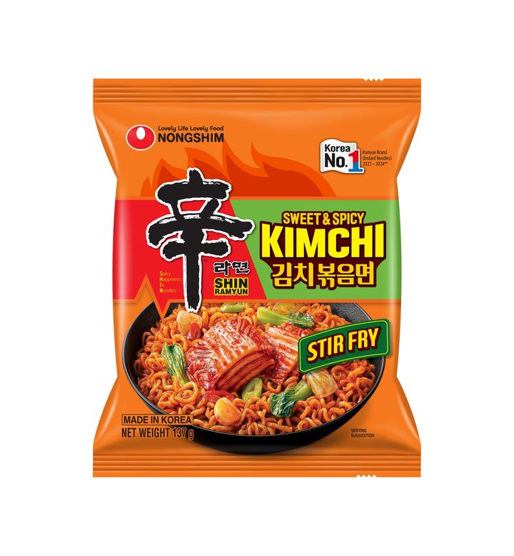 [서울=뉴시스] 농심 '신라면 김치볶음면'. (사진=농심 제공) *재판매 및 DB 금지