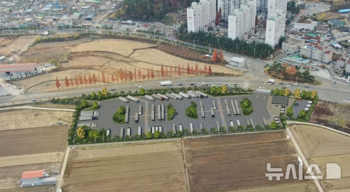 [밀양=뉴시스]경남 밀양시 상남면 공영차고지 조감도.(자료=경남도 제공) 2026.03.09. photo@newsis.com