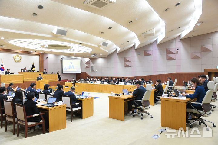 [양주=뉴시스] 제386회 임시회 본회의장. (사진=양주시의회 제공) 2026.03.09 photo@newsis.com