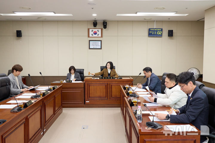 [용인=뉴시스]9일 열린 용인시의회 운영위원회(사진=용인시의회 제공)2026.03.09.photo@newsis.com