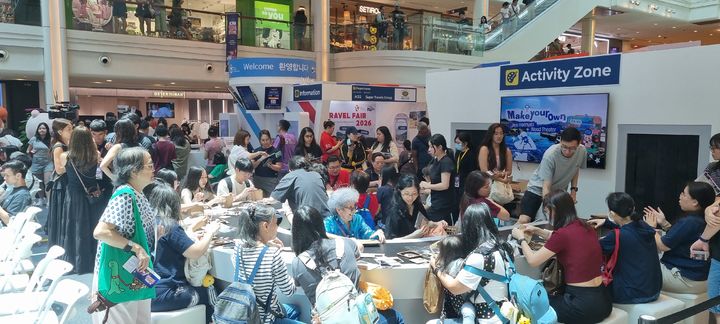  ‘2026 싱가포르 K-관광 로드쇼’의 ‘K-컬처 체험존’. (사진=한국관광공사) *재판매 및 DB 금지