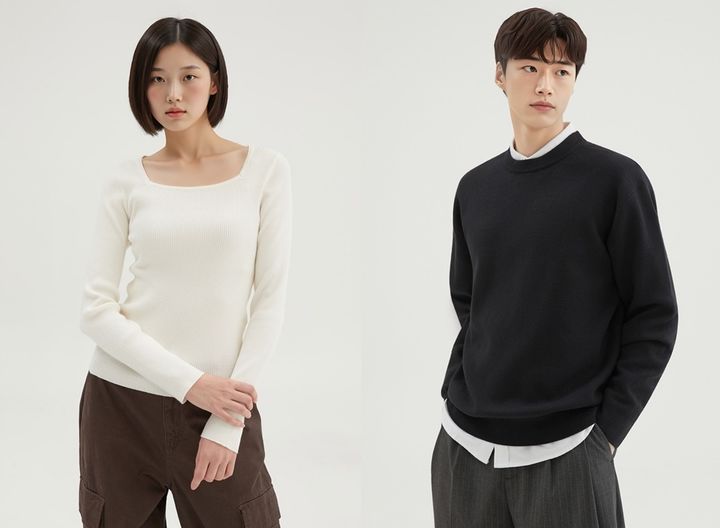 [서울=뉴시스] 스파오의 2026 봄여름 시즌 '소프트얀' 니트웨어 라인 (사진=스파오 제공) 2026.03.09. photo@newsis.com *재판매 및 DB 금지