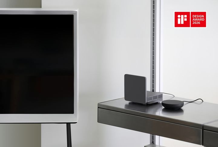 SK브로드밴드는 세계 3대 디자인 어워드 중 하나인 독일 iF 디자인 어워드 2026에서 '기가 와이파이 7'과 'AI 5 셋톱박스'로 제품 디자인 부문 본상을 수상했다고 10일 밝혔다. (사진=SK브로드밴드 제공) *재판매 및 DB 금지