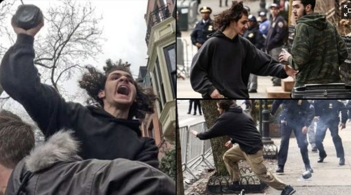 [서울=뉴시스] 팸 본디 미국 법무장관이 9일 자신의 X에 올린 뉴욕시장 관저 인근 폭발물 투척 용의자들 사진.2026.03.10. *재판매 및 DB 금지