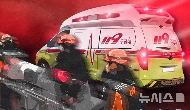 공사장서 후진하던 2.5.t 화물차에 쾅…60대 작업자 사망