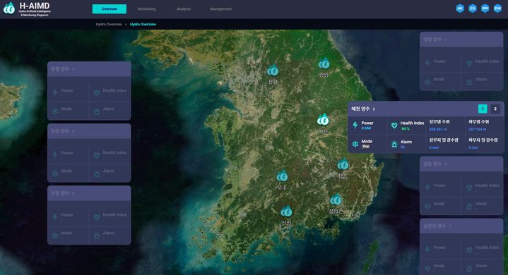 [세종=뉴시스] 한국수력원자력은 10일 자체 개발한 지능형 상태감시 및 자동예측진단 시스템인 'H-AIMD'를 예천양수발전소에 성공적으로 적용했다고 밝혔다. (사진=한수원 제공) 2026.03.10. photo@newsis.com *재판매 및 DB 금지