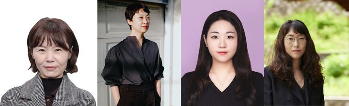 [서울=뉴시스] (왼쪽부터) 명지대 고아림, 김유진, 김재은, 이영주 동문. (사진=명지대 제공) 2026.03.10. photo@newsis.com *재판매 및 DB 금지