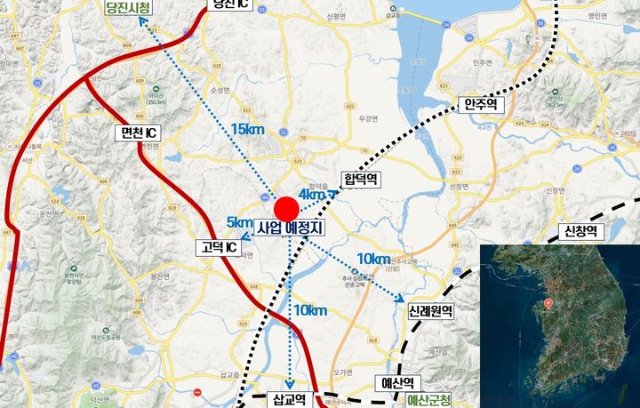 [당진=뉴시스] 당진 해양인재개발원 예정 위치도. (사진=당진시 제공) 2026.03.10. photo@newsis.com *재판매 및 DB 금지