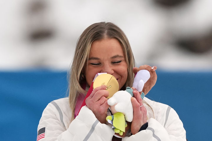 [테세로=AP/뉴시스] 미국의 옥사나 마스터스. 2026.03.11