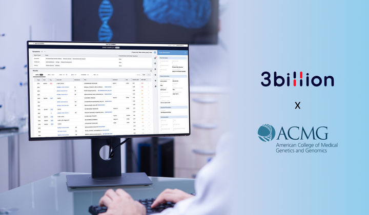 [서울=뉴시스] 쓰리빌리언은 오는 14일(미국 시간)까지 미국 메릴랜드주 볼티모어에서 열리는 '2026 미국임상유전학회(ACMG) 연례 학술대회'에 참가해 AI 변이 해석 플랫폼 '제브라(GEBRA)'을 소개한다고 11일 밝혔다. (사진=쓰리빌리언 제공) 2026.03.11. photo@newsis.com *재판매 및 DB 금지
