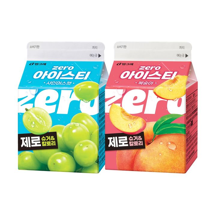 [서울=뉴시스] '빙그레 제로 아이스티' 2종. (사진=빙그레 제공) *재판매 및 DB 금지