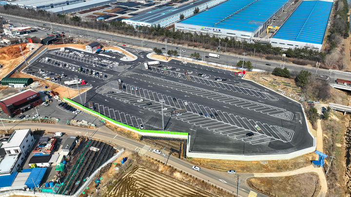 [당진=뉴시스] 충남 당진시 송악읍 부곡리 138의4번지 일원에 위치한 송악화물차 공영차고지 전경. (사진=당진시 제공) 2026.03.11. photo@newsis.com *재판매 및 DB 금지