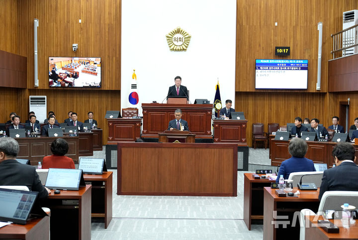 경주시의회, 제296회 임시회 1차 본회의