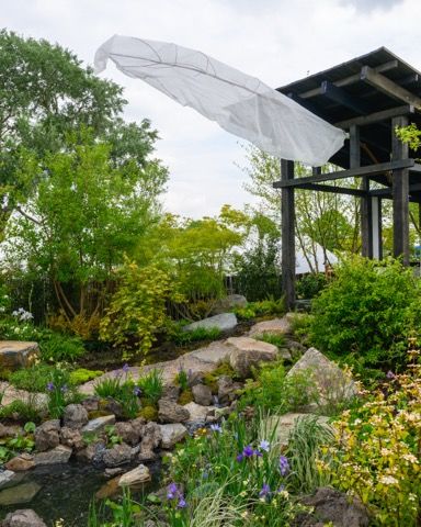 [청주=뉴시스] 2025 RHS 말번 스프링 페스티벌에서 금상을 수상한 윤선미 작가의 정원 작품. (사진=청주시 제공) photo@newsis.com *재판매 및 DB 금지