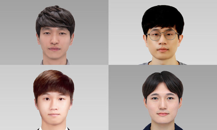 [서울=뉴시스] (왼쪽 위부터 시계방향으로) 서강대 시스템반도체공학과 류성주 교수, 김영건 석사과정, 전상규· 기성민 석박통합과정생. (사진=서강대 제공) 2026.03.11. photo@newsis.com *재판매 및 DB 금지